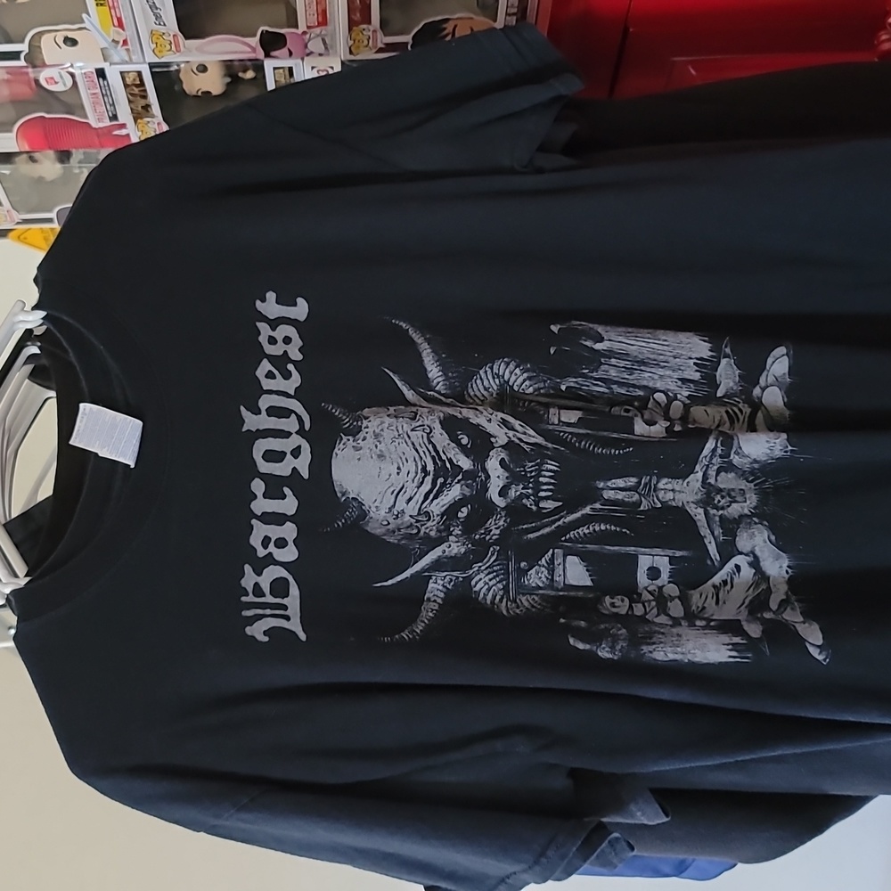 Ultra Rare Barghest Black Metal Band Shirt Mens Large